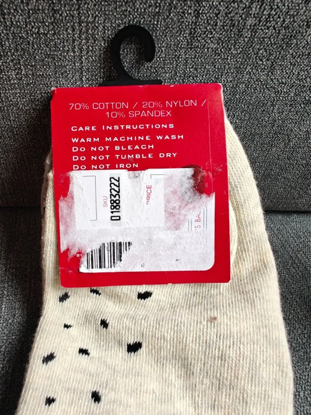 NWT Simon de Winter Duffle Coat Teddy Bear Knit Crew Socks Winter Vintage